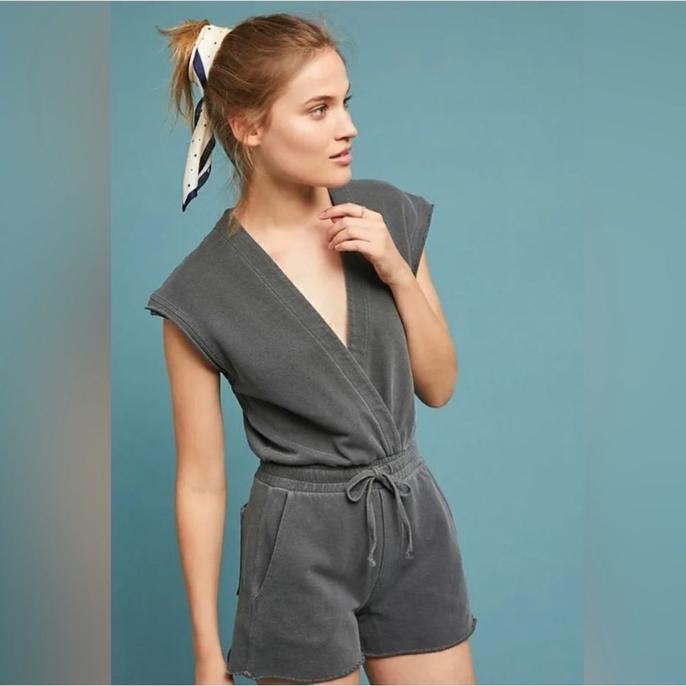 AMO Shorty Romper Gray XS